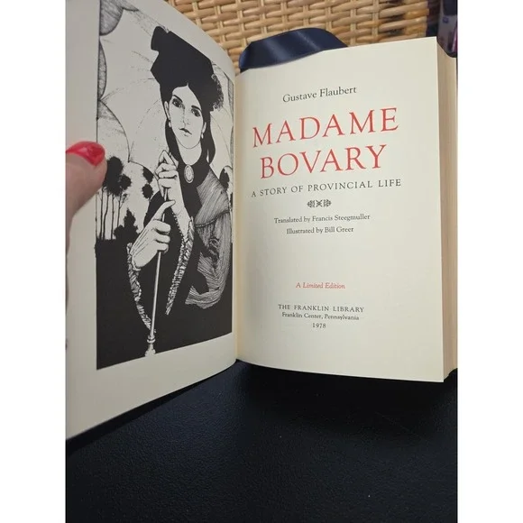 Gustave Flaubert Madame Bovary Franklin Library 1978 Ltd Ed Full Leather 22k VG - Picture 9 of 9